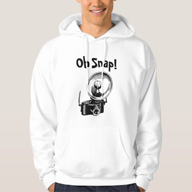 Moletom Oh Snap com Legal câmara de vídeo (Frente)