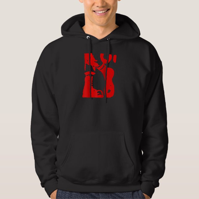 Moletom Oi Ska Music Punk Boots Rock Fans Red Raglan (Frente)