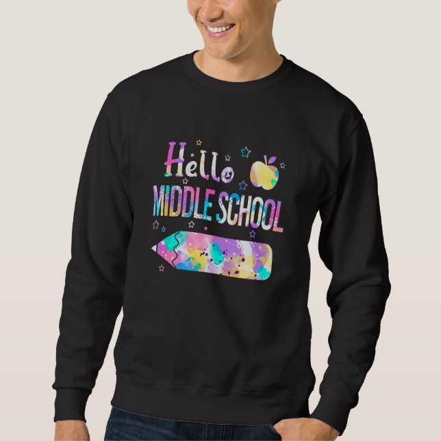 Moletom Olá Equipe do Ensino Fundamental de Volta às Aulas (Frente)