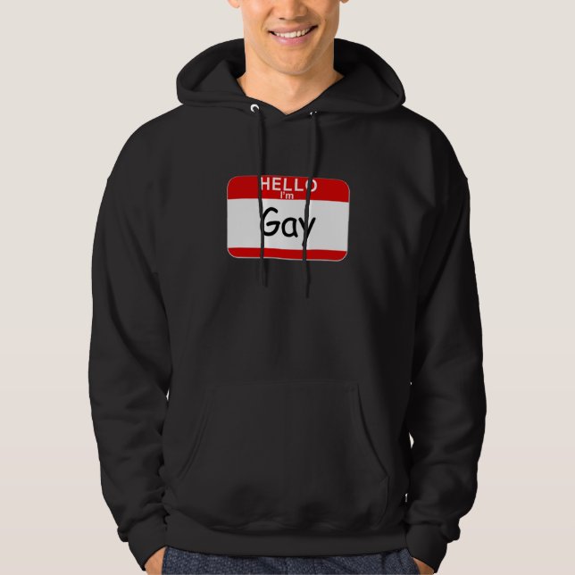 Moletom Olá, eu sou gay (Frente)