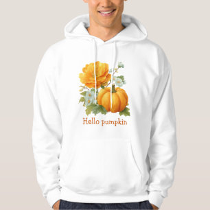 Moletom Olá Pumpkin Floral Halloween Design