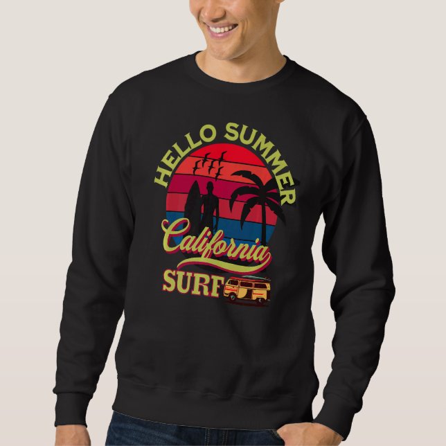 Moletom Olá Summer California Dreaming Surf Beach (Frente)