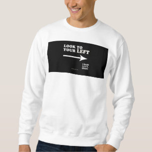 Moletom Olhe para a esquerda SlipperyJoe's espesso ce geom