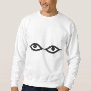 Moletom Olhos de Zipper