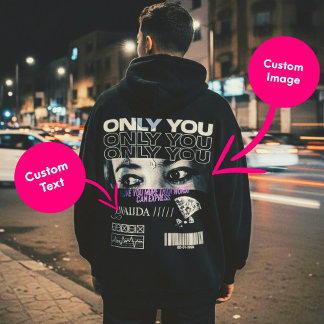 Moletom Olhos Personalizados Imagem & Nome | Personalizado