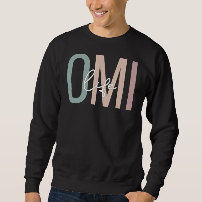 Moletom Omi Life Omi Avó Boho Omi Avó (Frente)