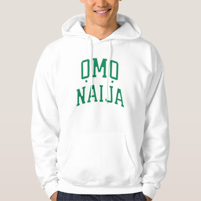 Moletom Omo-Naija — Patrimônio Nigeriano  (Frente)