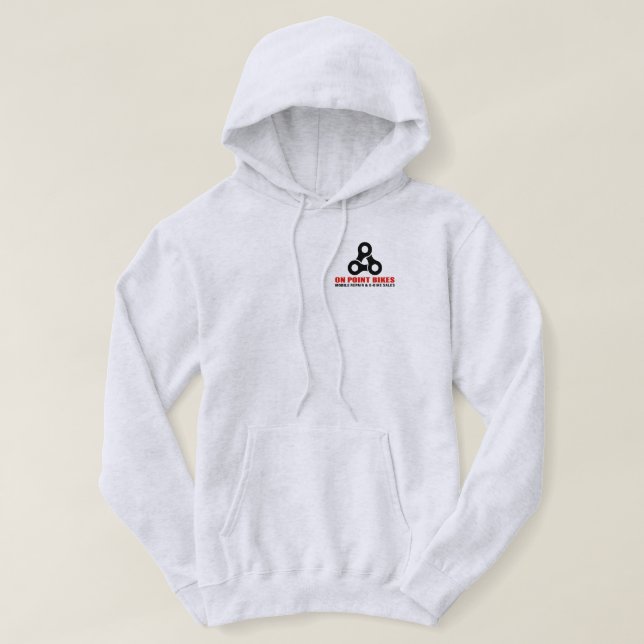 Moletom On Point Bikes Camisola com Capuz Personalizada Ma (Frente do Design)