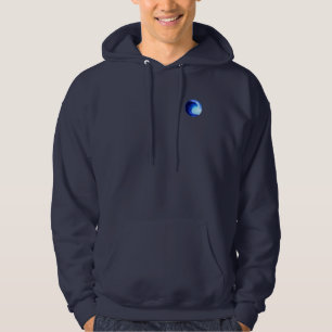 Moletom onda azul no estilo do surf legal