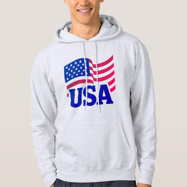 Moletom Onda de Unidade dos Estados Unidos (Frente)
