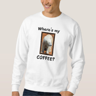 Moletom Onde está o meu café?