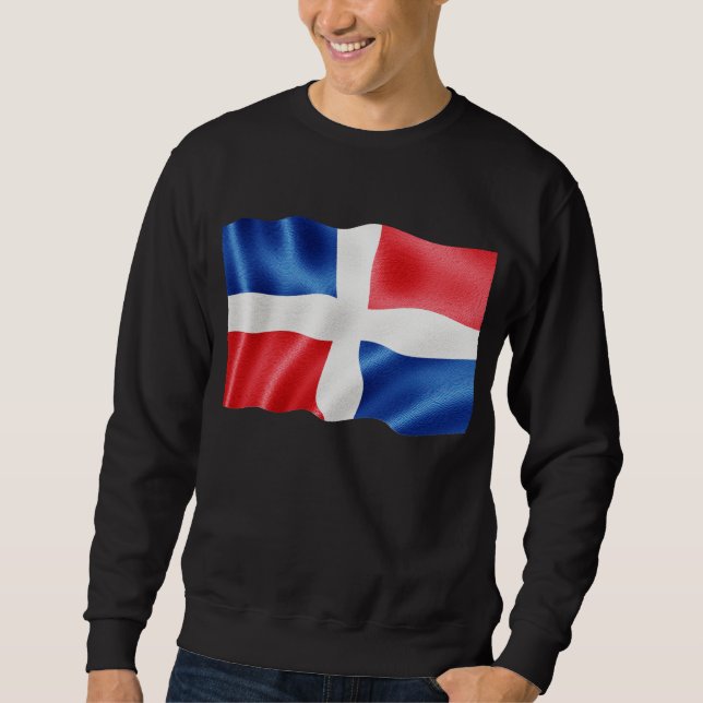 Moletom Ondulação da República Dominicana (Frente)