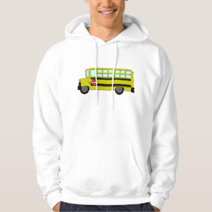 Moletom Ônibus Escolar Amarelo com Placa de Parada