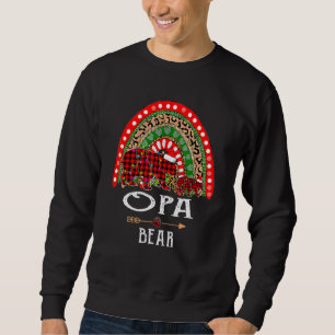 Moletom Opa Bear Natal Rainbow Leopard Family Christma