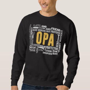 Moletom Opa Life For Opa Grandpa Husband Mens