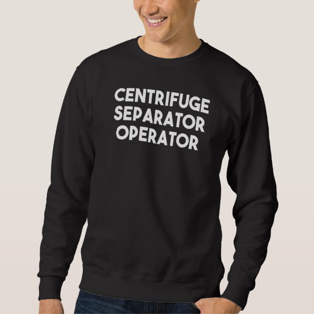 Moletom Operador Separador de Centrifugação (Frente)