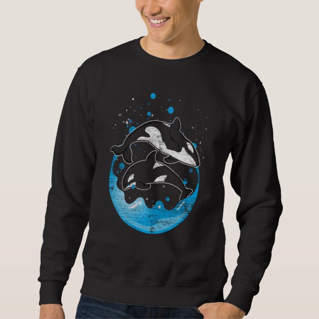 Moletom Orca Swea, Baleia Assassina Animal do Oceano (Frente)