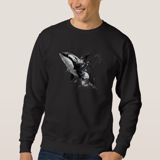 Moletom Orca  Whale Jumping (Frente)