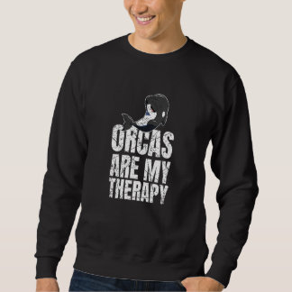 Moletom Orcas Are My Therapy Killer Whale Marine Biologist