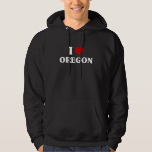 Moletom Oregon Eu Amo Oregon Estado dos EUA Eu Amo Oregon