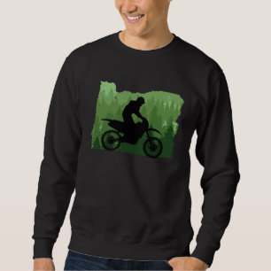 Moletom Oregon Motocross Dirt Bike Pilotando MX Dirt Biker