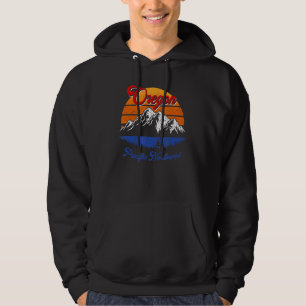 Moletom Oregon Vintage Gift Retro Portland Home State Moun