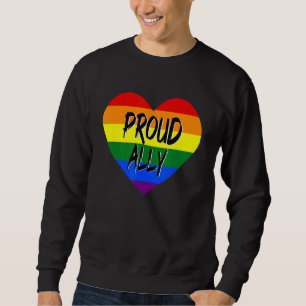 Moletom Orgulho Ally Lgbt Arco-Íris Orgulho gay Mês