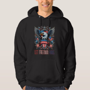 Moletom Orgulho Americano de Áagle Deixar a Liberdade Anex