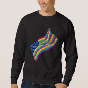 Moletom Orgulho Americano Lgbt Usa Pansexualidade Sinaliza