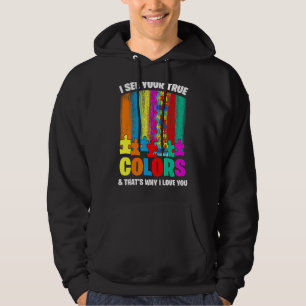 Moletom Orgulho Autista Vejo Suas Verdadeiras Cores Por is