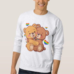 Moletom Orgulho Bears Hugging - Amor é Amor