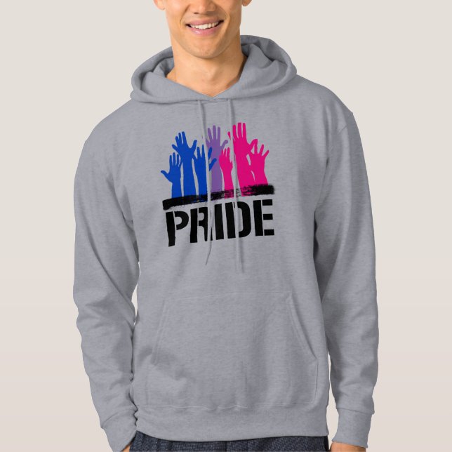 Moletom Orgulho Bissexual Juntos (Frente)
