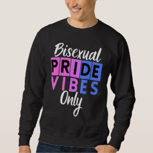 Moletom Orgulho Bissexual Vibrações Apenas Lgbtqia Homens