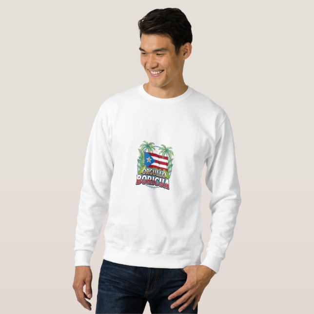 Moletom Orgulho Boricua (Frente Completa)