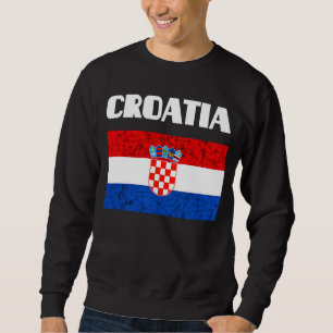 Moletom Orgulho Croata Raízes Croatas Hrvats de Bandeira d