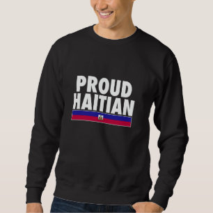 Moletom Orgulho da bandeira do Haiti