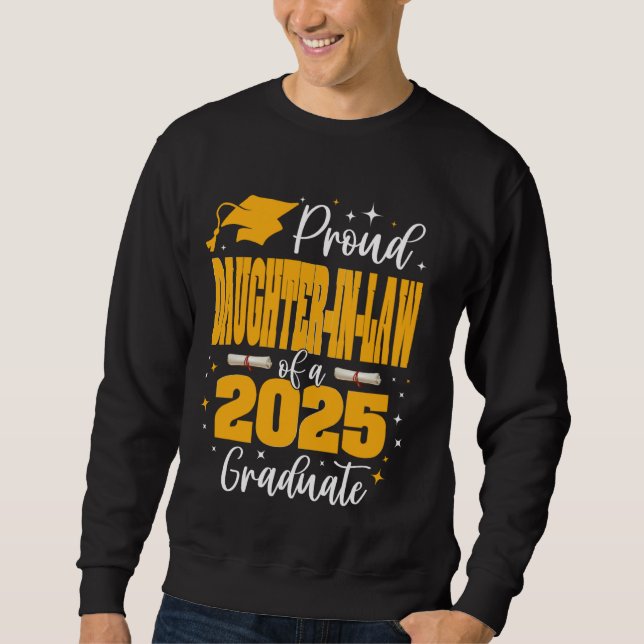 Moletom Orgulho de cunho de um Formando da Classe 2025 (Frente)