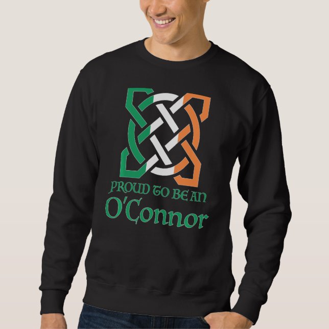 Moletom Orgulho De Ser Uma Rua De Nó Celta O Connor Patric (Frente)