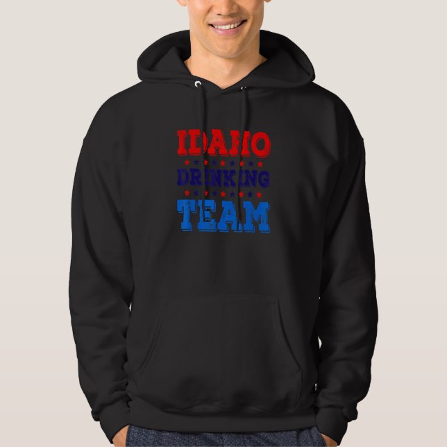 Moletom Orgulho do Estado da Equipe de Bebida de Idaho Cer (Frente)