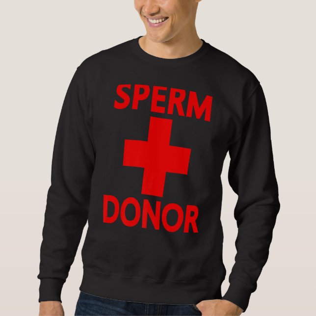 Moletom Orgulho Doador de Esperma Dispende Homens de Figur (Frente)