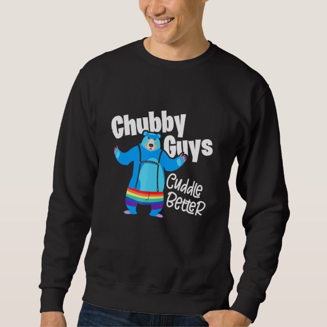 Moletom Orgulho gay Bear Cara Do Chubby Cuddle Melhor Lgbt (Frente)