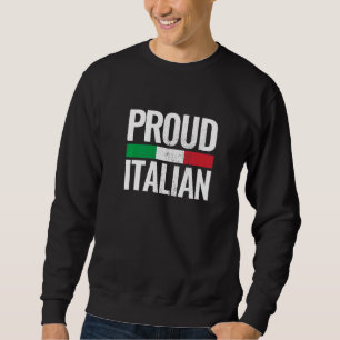 Moletom Orgulho italiano Itália Vintage Itália Bandeira