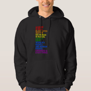 Moletom Orgulho LGBT Ciência É Real BLM O Amor É Amor Les