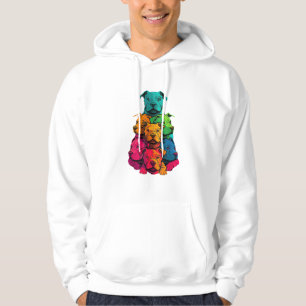 Moletom Orgulho LGBT Colorido Staffordshire Bull Terrier D