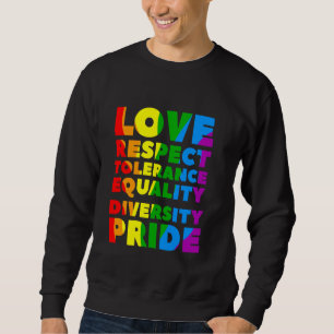 Moletom Orgulho LGBT Respeita Igualdade Amor Orgulho L