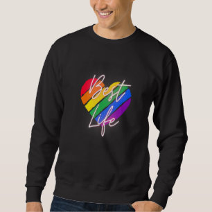 Moletom Orgulho Melhor Vida Gay Lqbtq Arco-íris Calor Alia