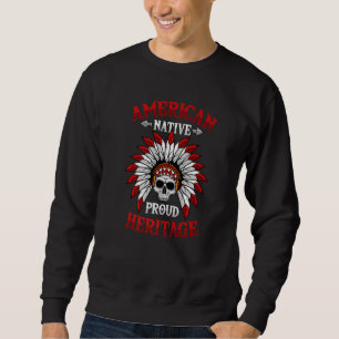 Moletom Orgulho Nativo Americano Patrimônio Nativo America