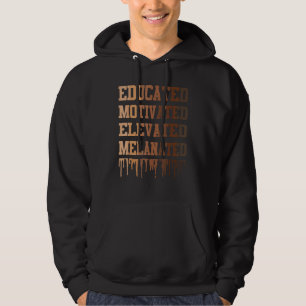 Moletom Orgulho Negro Melanizado Elevado e Motivado