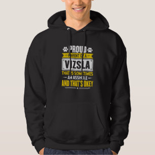 Moletom Orgulhosa Mãe De Um Proprietário De Cachorro Vizsl