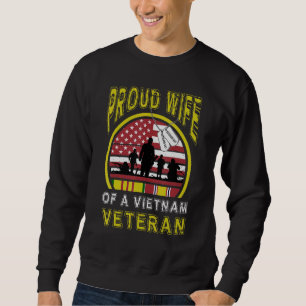 Moletom Orgulhosa Mulher Veteranos Dia do Vietnã Honra